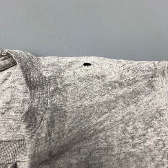 Vintage Nike Gray Tag Tee Youth Medium 90s Distressed Made in USA Logo Shirt - Picture 7 of 9